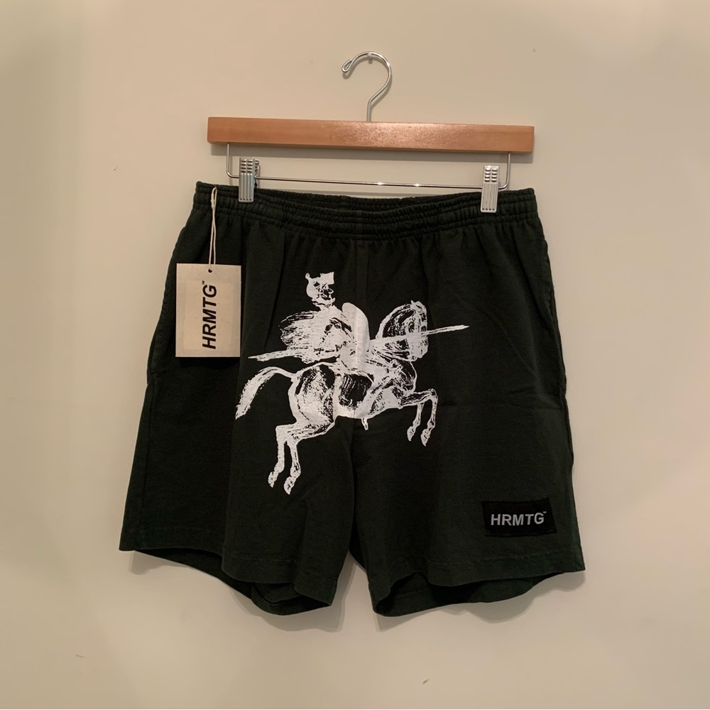 Sold out HRMTG knight shorts green large